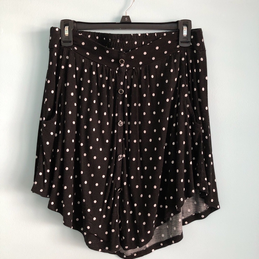 Polkadot skirt with pockets